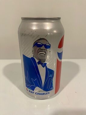 Pepsi Ray Charles Limited Edition Can - 2018 Collectible Empty